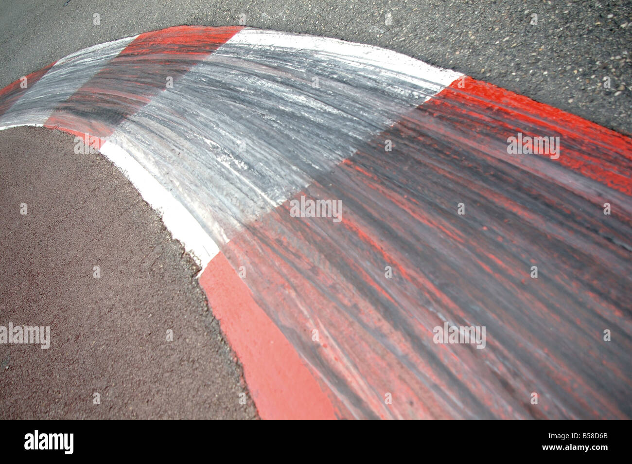 Freiner sur la Formule Un Grand Prix circuit de course à Monaco Banque D'Images
