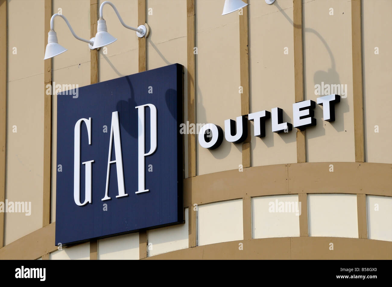 Gap factory outlet store, North Conway, New Hampshire, USA Banque D'Images