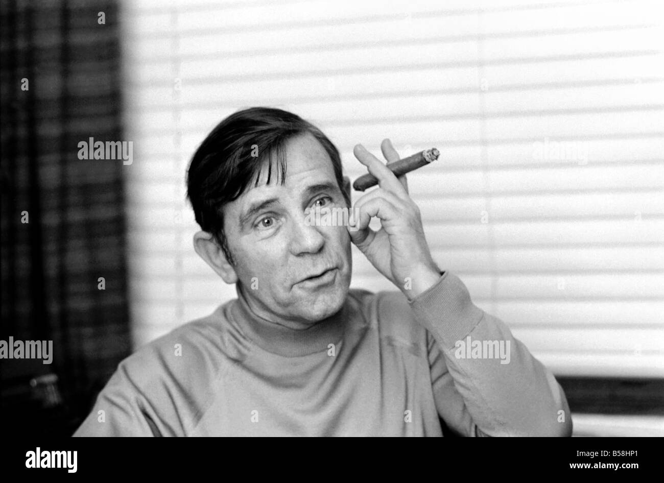 Comédien : Humour : Norman la sagesse. Décembre 1976 76-07485-012 Banque D'Images