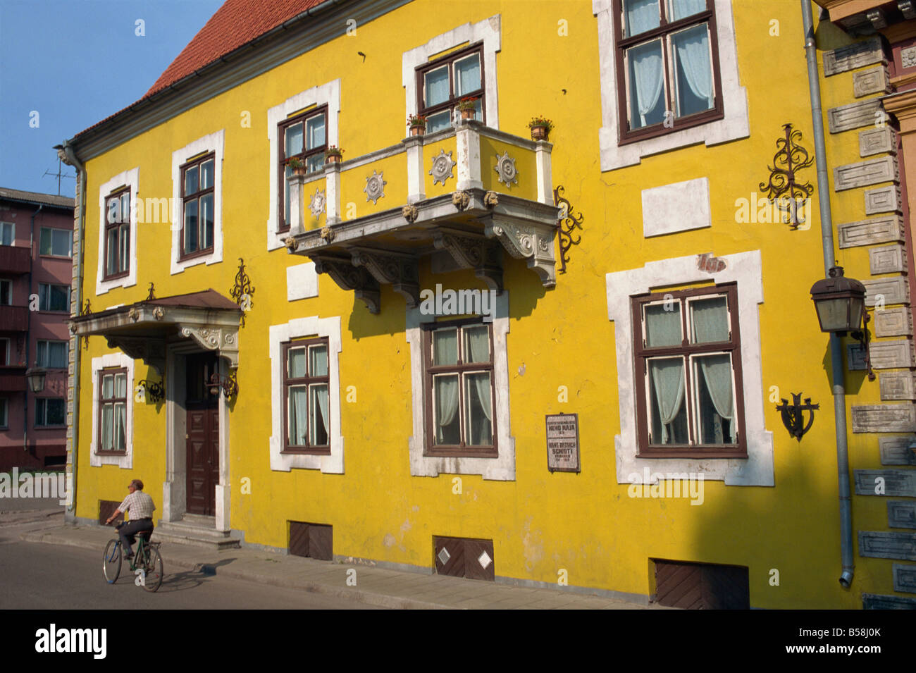 Une maison du 17ème siècle la propriété de Hans D Schmidt Parnu Estonie Etats baltes Europe Banque D'Images