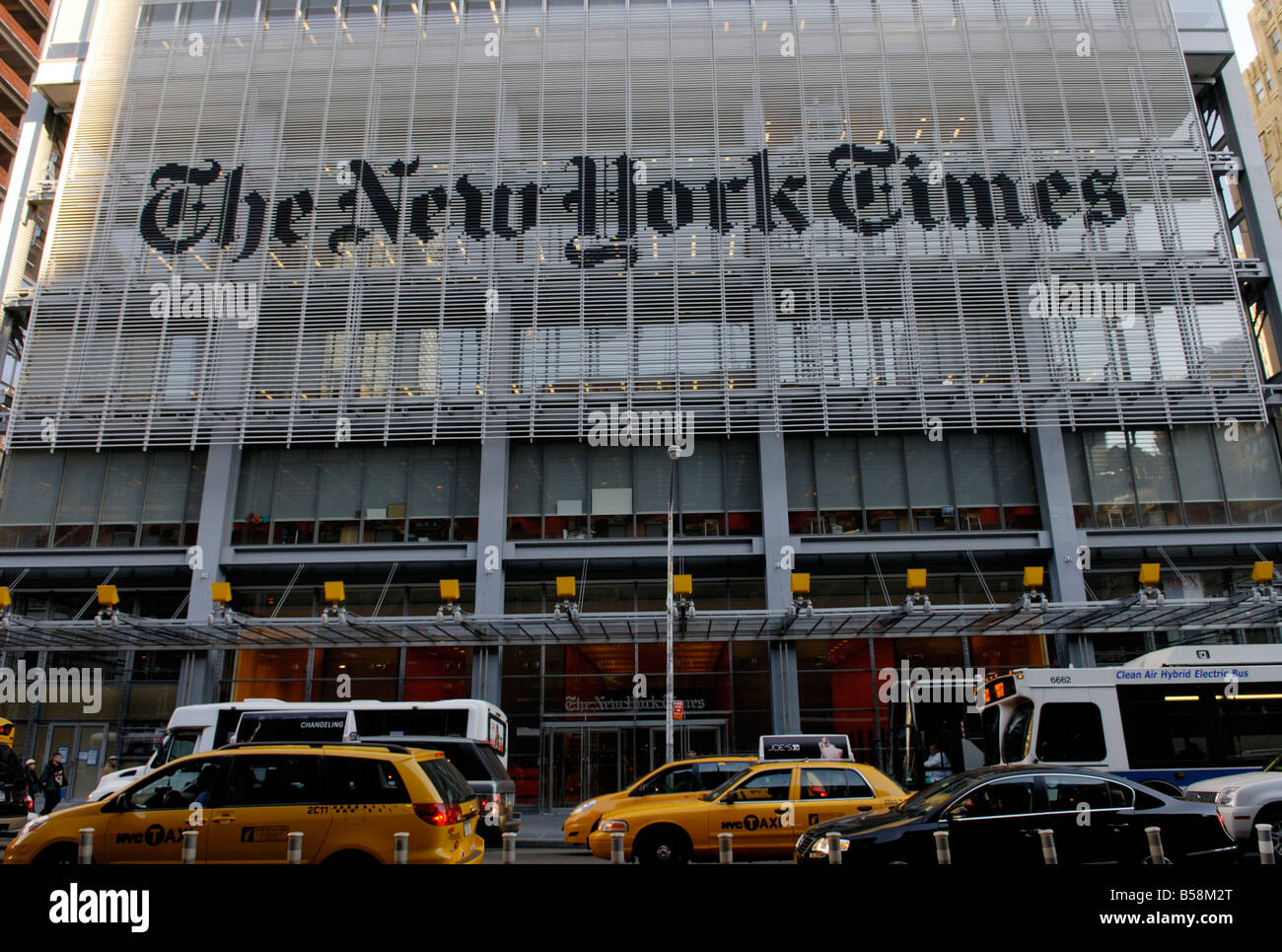 New York Times Building Banque D'Images