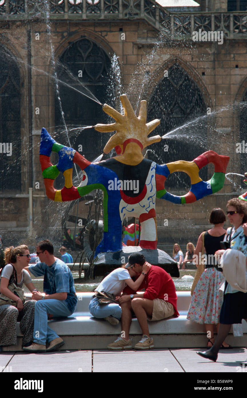 Centre Pompidou, Paris, France, Europe Banque D'Images