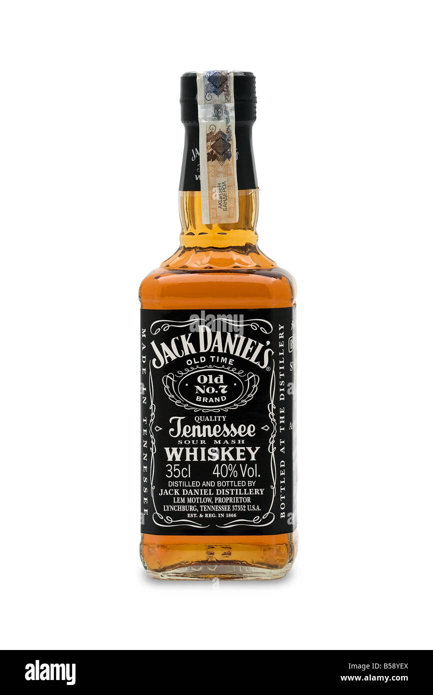 Jack daniels old time Sour Mash Whiskey whisky Tennessee usa Banque D'Images