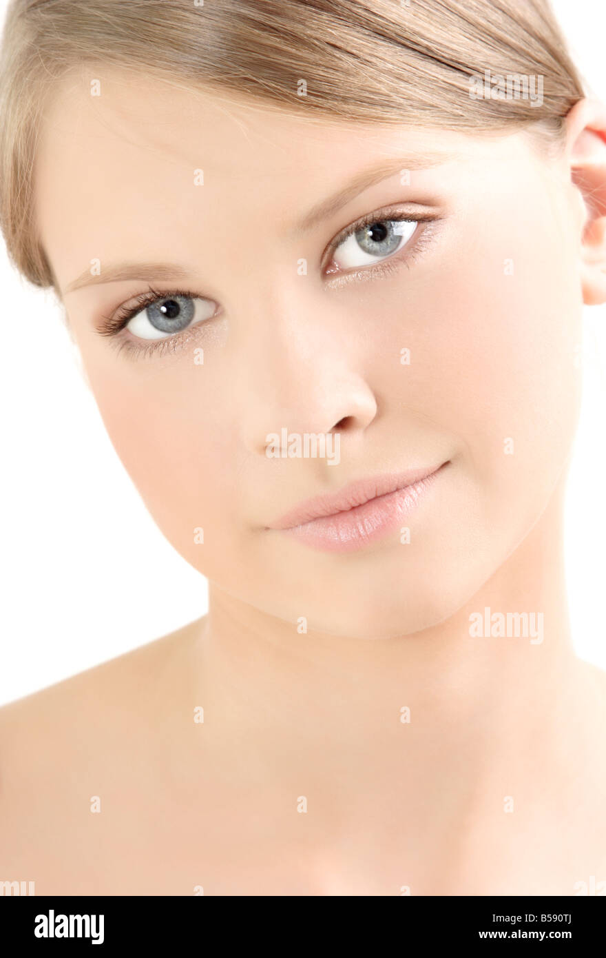 Portrait d'une jeune fille Banque D'Images