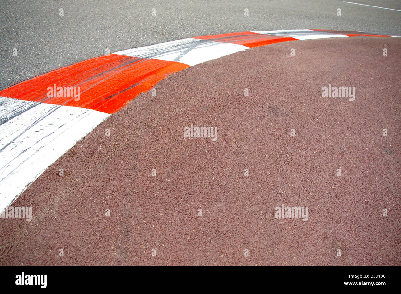 Freiner sur la Formule Un Grand Prix circuit de course à Monaco Banque D'Images