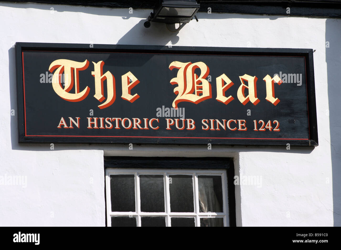 L'ours, l'un des plus anciens pubs de Oxford Banque D'Images