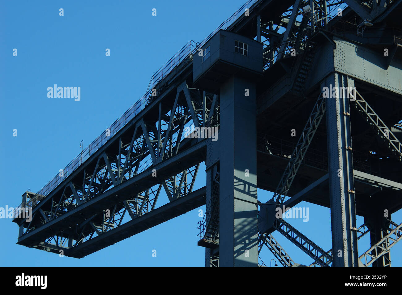 Grue historique à côté de la rivière Clyde à Glasgow en Écosse Banque D'Images
