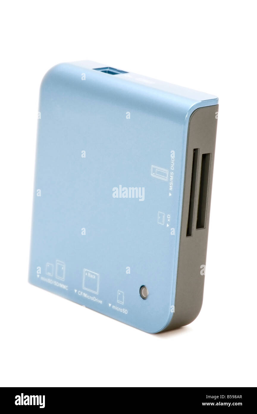 Objet sur white card reader Banque D'Images