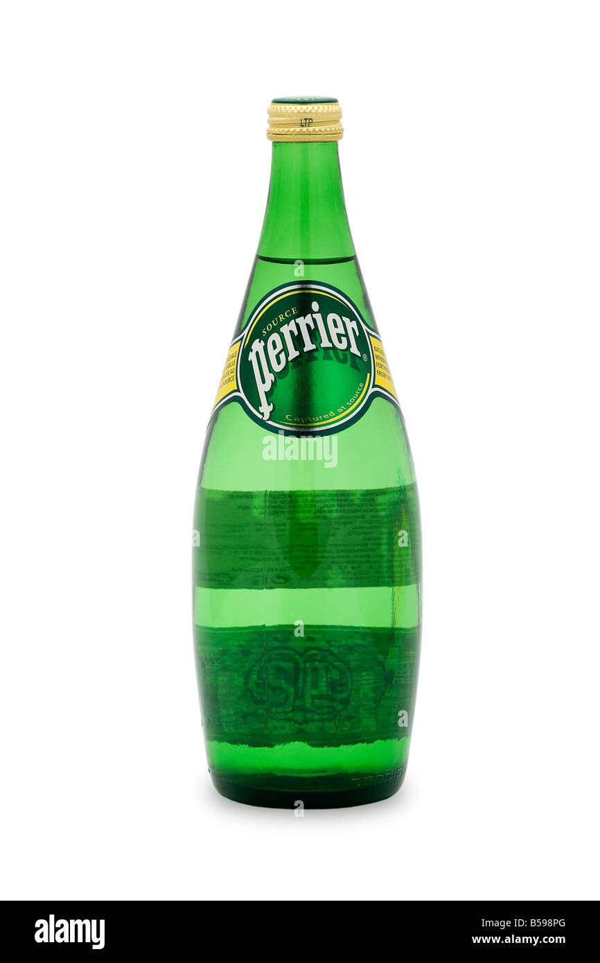 Petrier eau minérale naturelle source capturé bouteille Banque D'Images