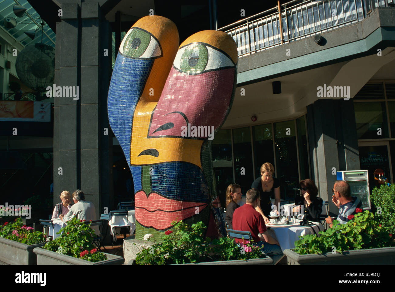 Restaurant en plein air complexe Southgate Melbourne Victoria Australie Pacifique Banque D'Images