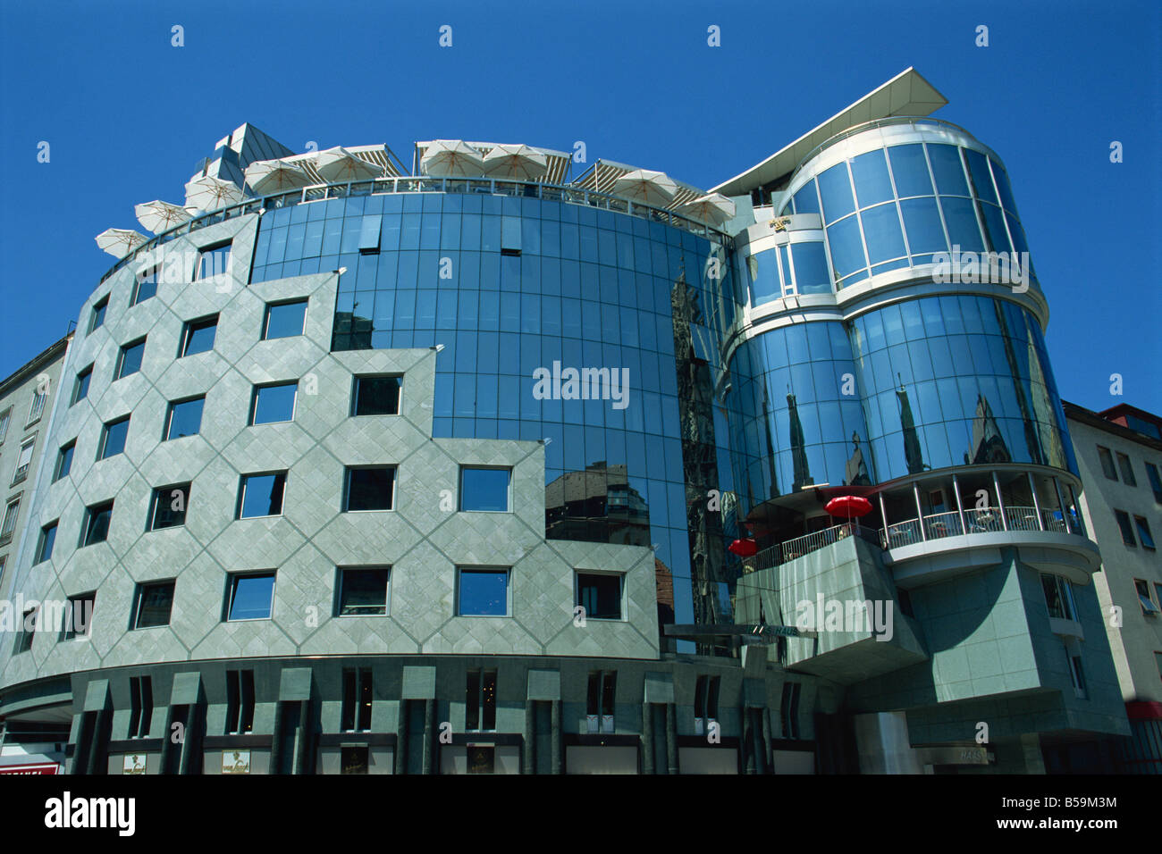 Haas-House, Stephansplatz, Vienne, Autriche, Europe Banque D'Images