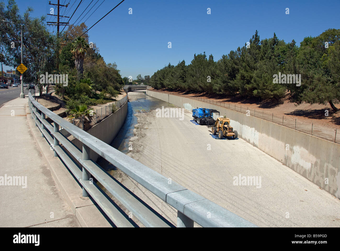 Tujunga laver sous-bassin hydrographique de la San Fernando Valley, Californie CA Ville de Los Angeles Department of Recreation and Parks Banque D'Images