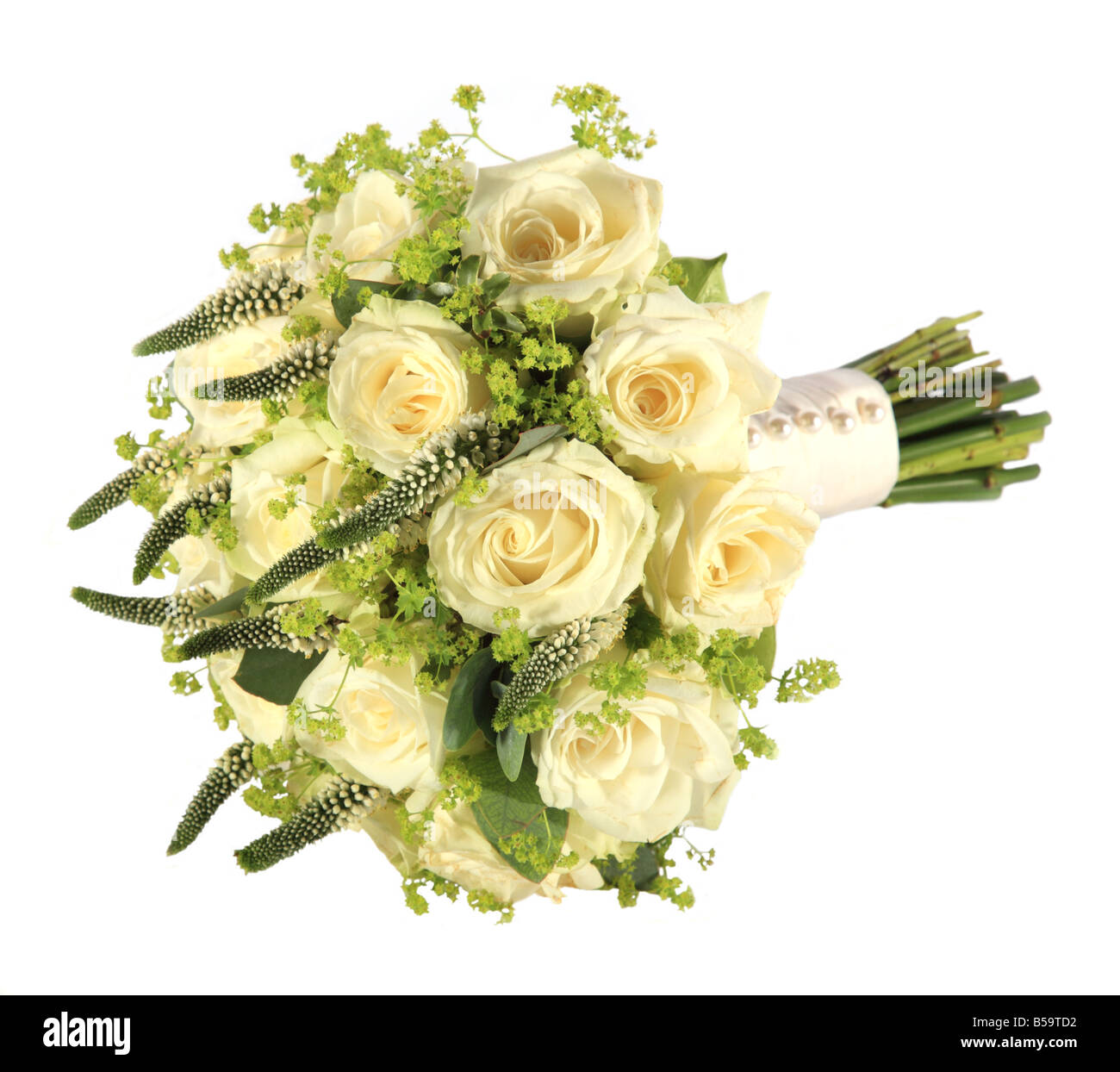 Portrait d'un bouquet de mariage rose de mariée Banque D'Images