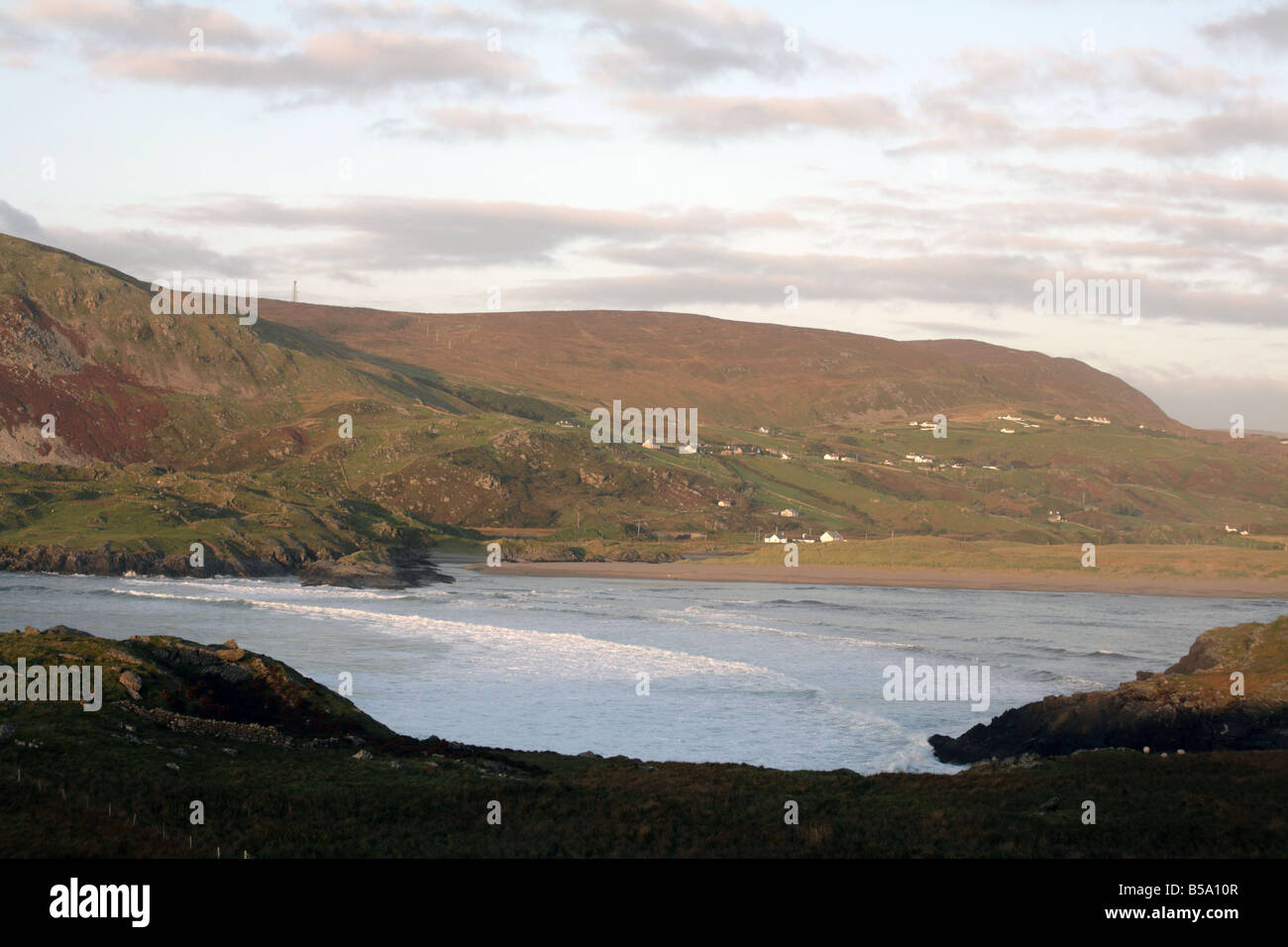 Soir, Glen Head, Glencolmcille, comté de Donegal, Irlande Banque D'Images