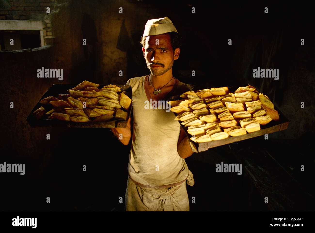 Boulangerie dans le Nord de l'Inde Asie Inde Banque D'Images