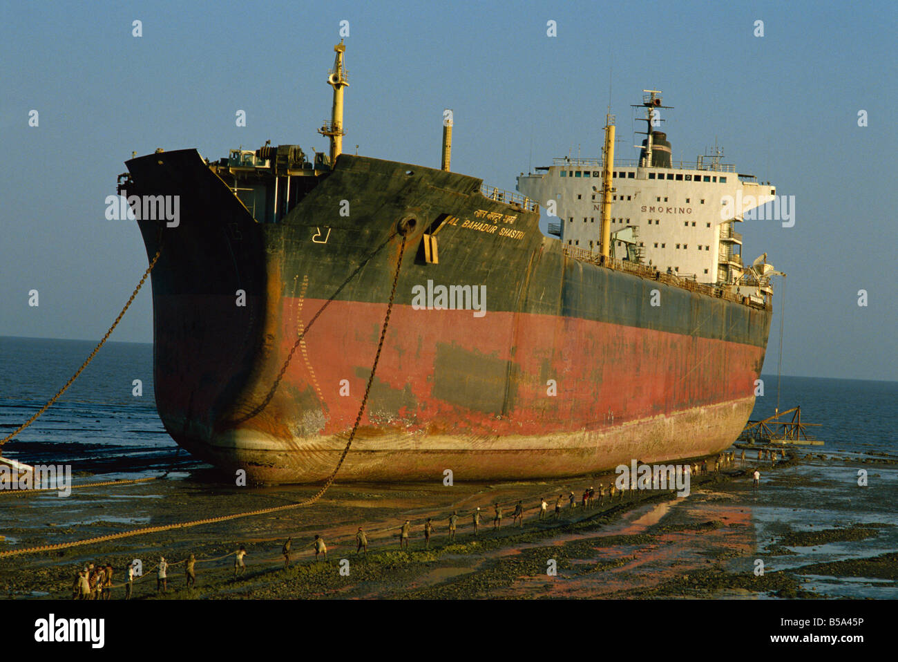 Alang ship breaking yard Banque de photographies et d’images à haute
