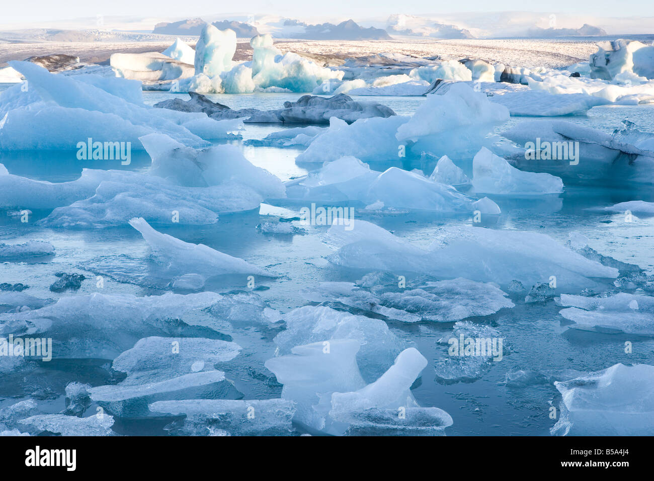Les icebergs, Jokulsarlon, Islande Banque D'Images