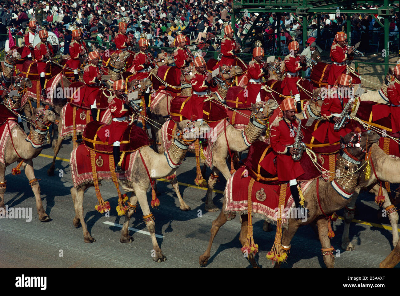 Les Parades Journée de la République d'Asie de l'Inde New Delhi Banque D'Images