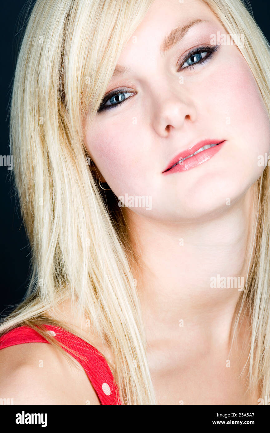 Portrait of a young woman Banque D'Images