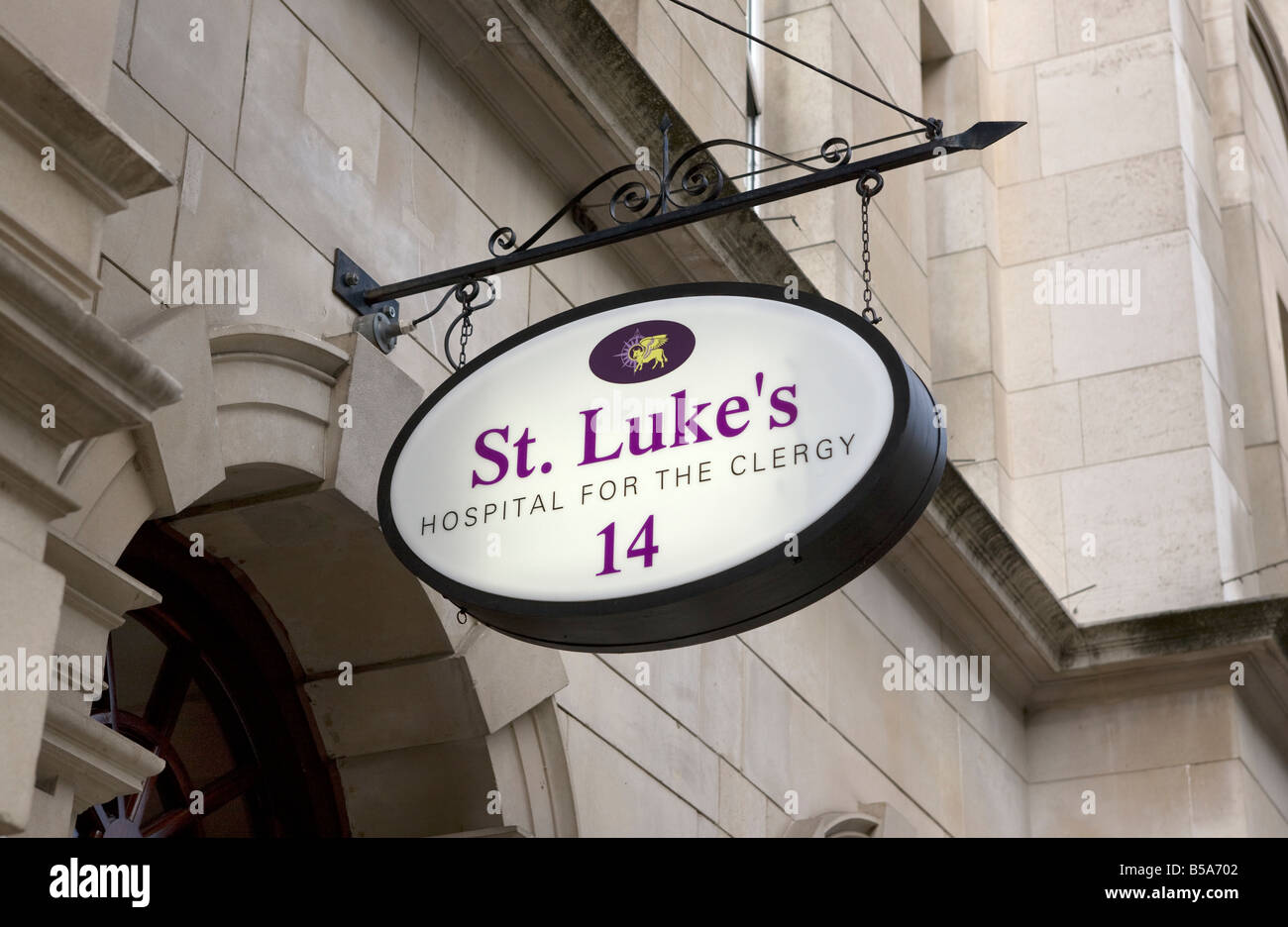 St Lukes Hospital pour le Clergé Fitzroy Square Londres Banque D'Images