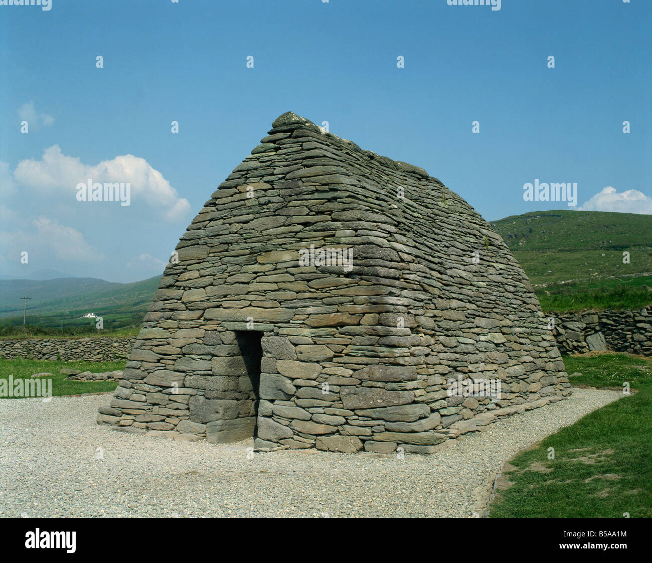 L'Oratoire Gallarus datant du ixe siècle Dingle Comté de Kerry, Munster, République d'Irlande Europe Banque D'Images