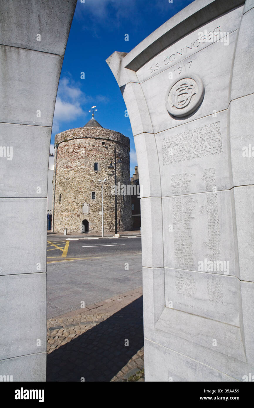 Reginald's Tower, Waterford City, comté de Waterford, Munster, République d'Irlande, Europe Banque D'Images