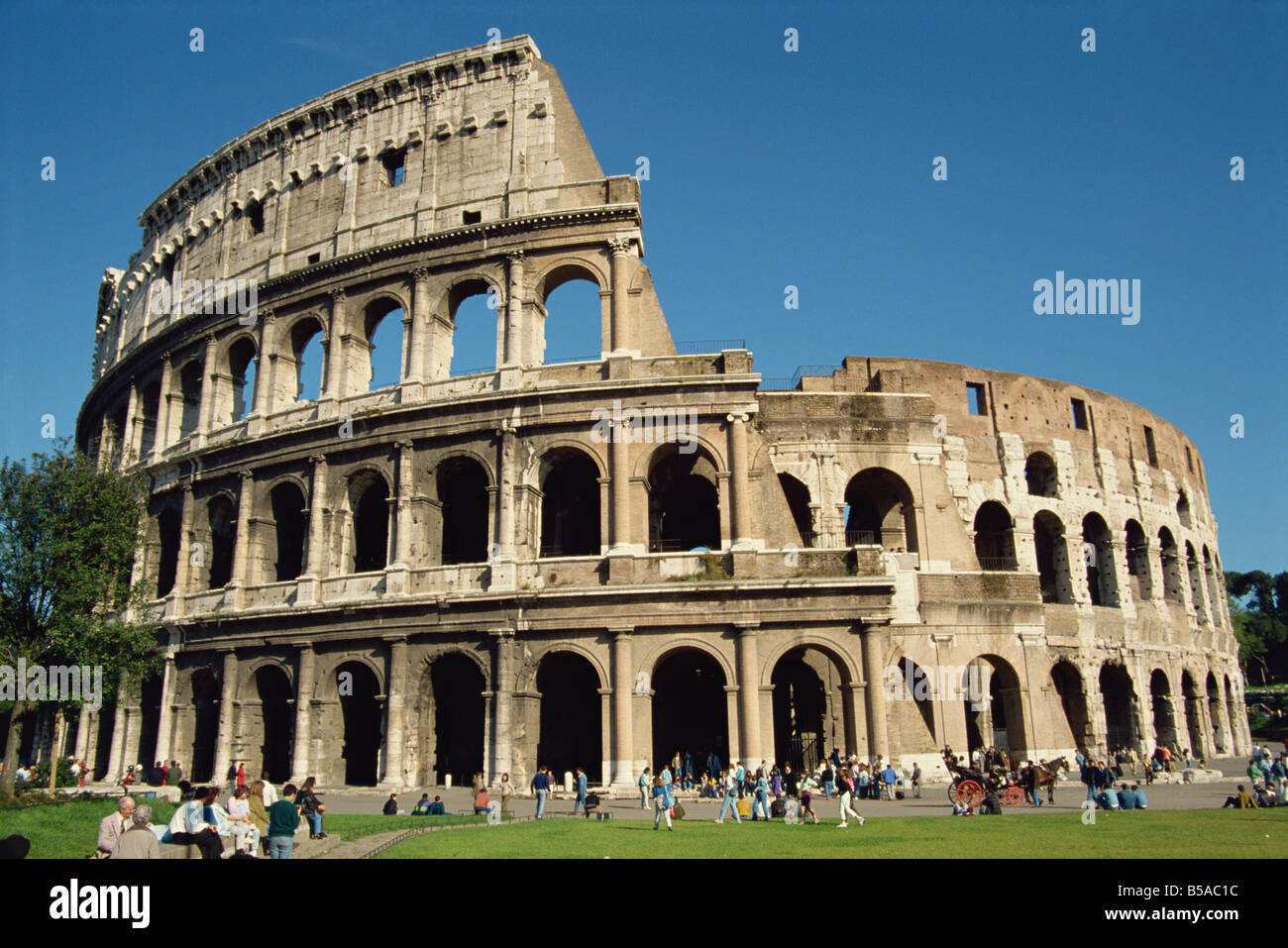 L'extérieur du Colisée à Rome Lazio Italie A Terry Banque D'Images