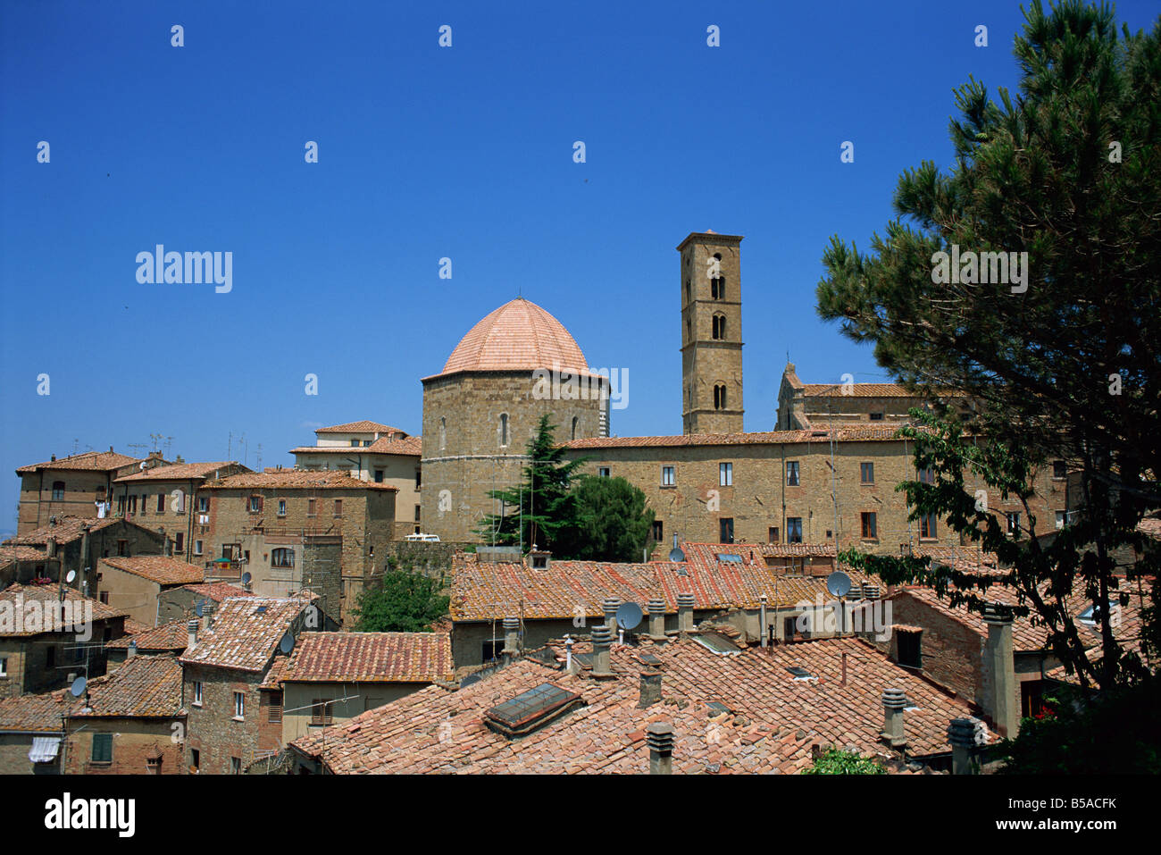 Volterra Toscane Italie F Hall Banque D'Images