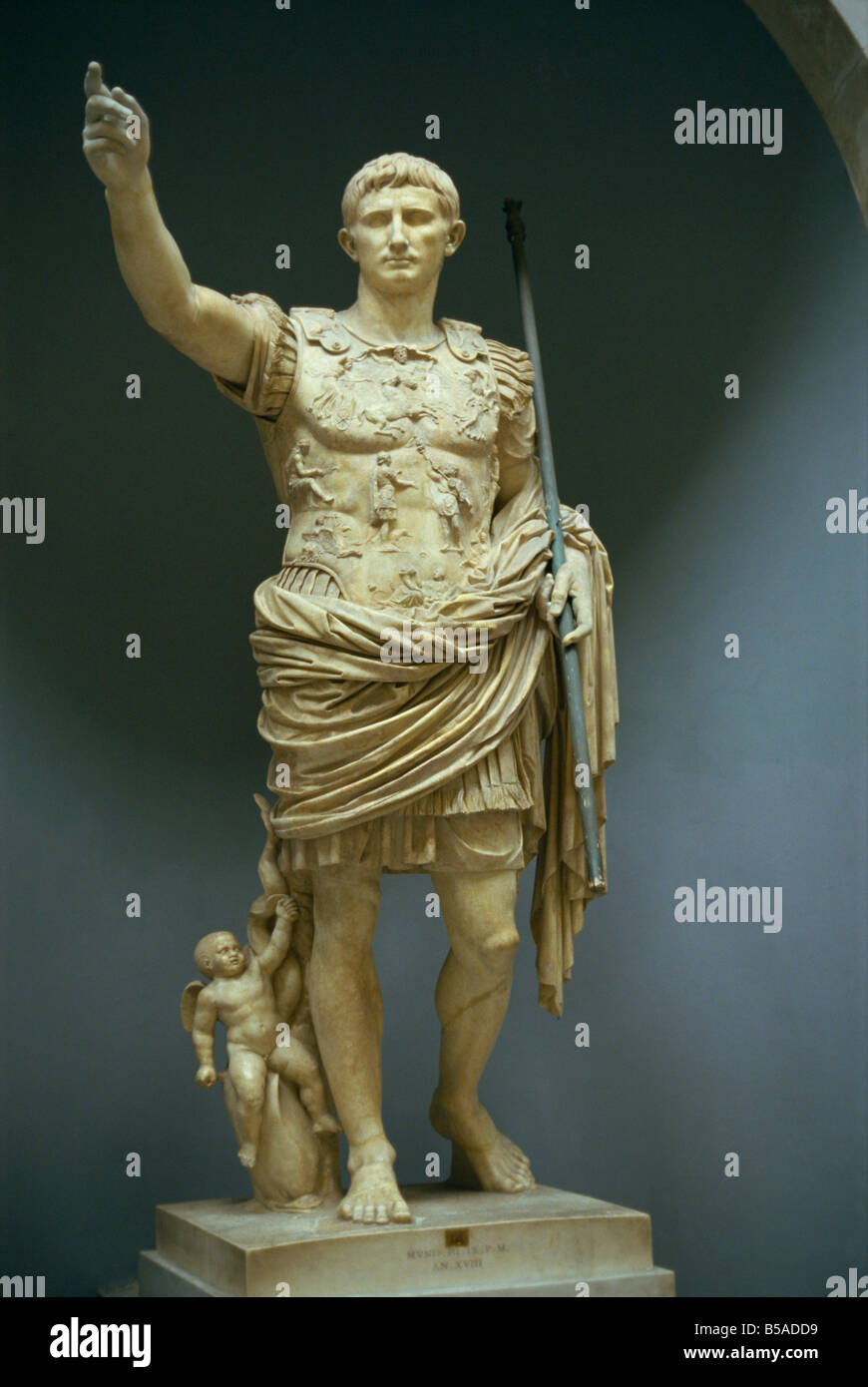 Statue d'Auguste Prima Porta, Musée du Vatican, Rome, Latium, Italie,  Europe Photo Stock - Alamy