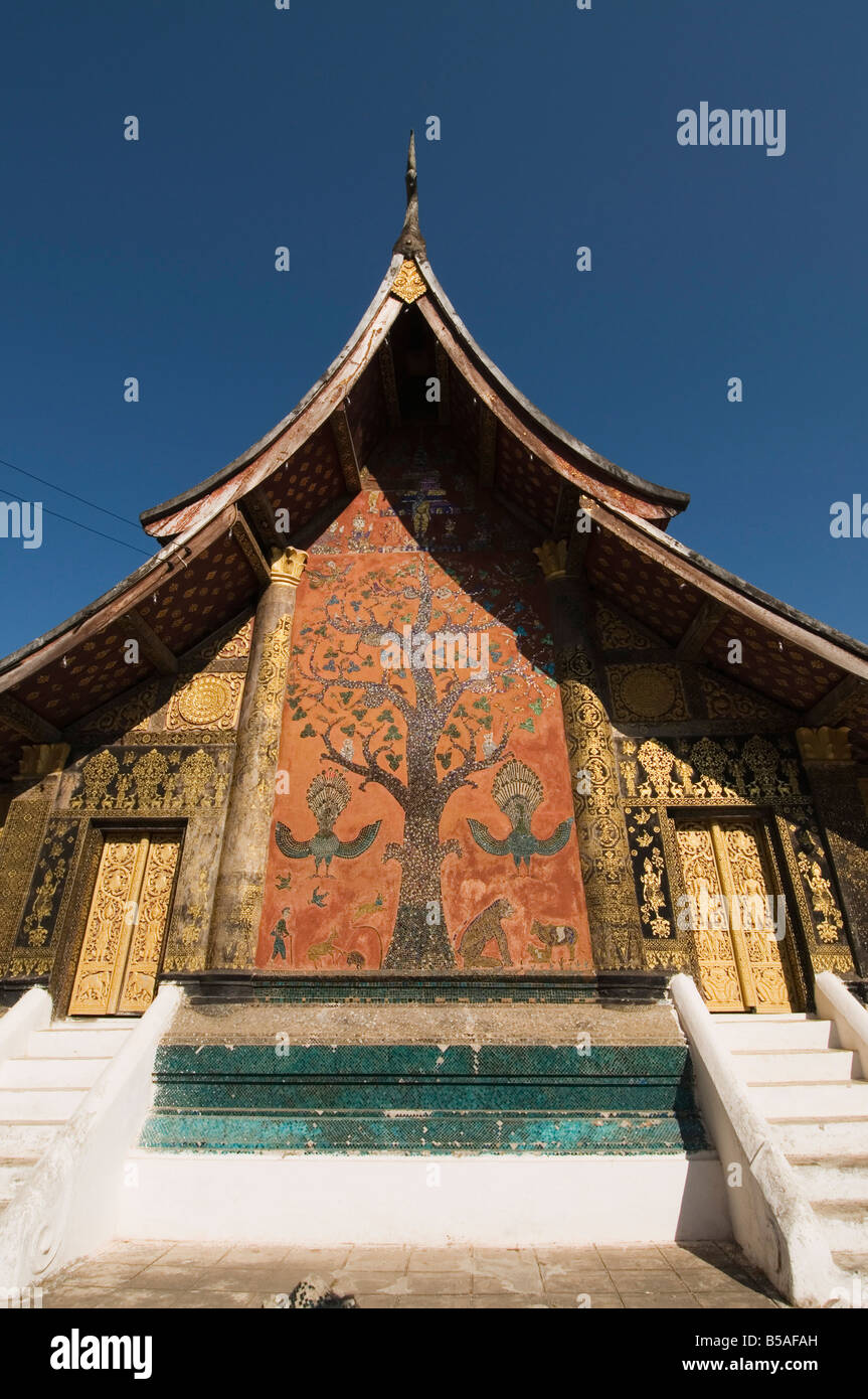 Wat Xieng Thong, Luang Prabang, Patrimoine Mondial de l'UNESCO, le Laos, l'Indochine, en Asie du sud-est Banque D'Images