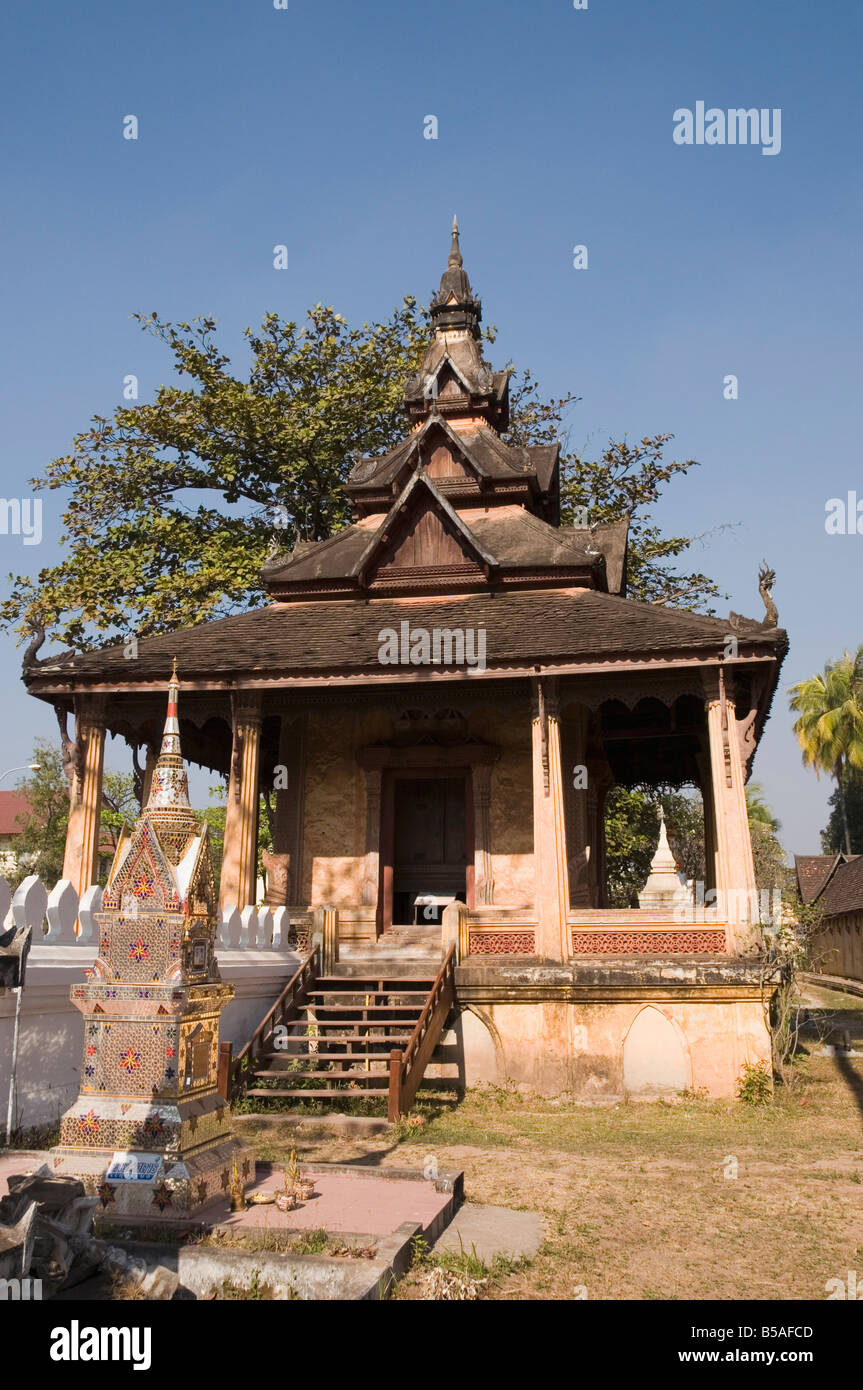 Wat Si Saket, Vientiane, Laos, Indochine, Asie du sud-est Banque D'Images