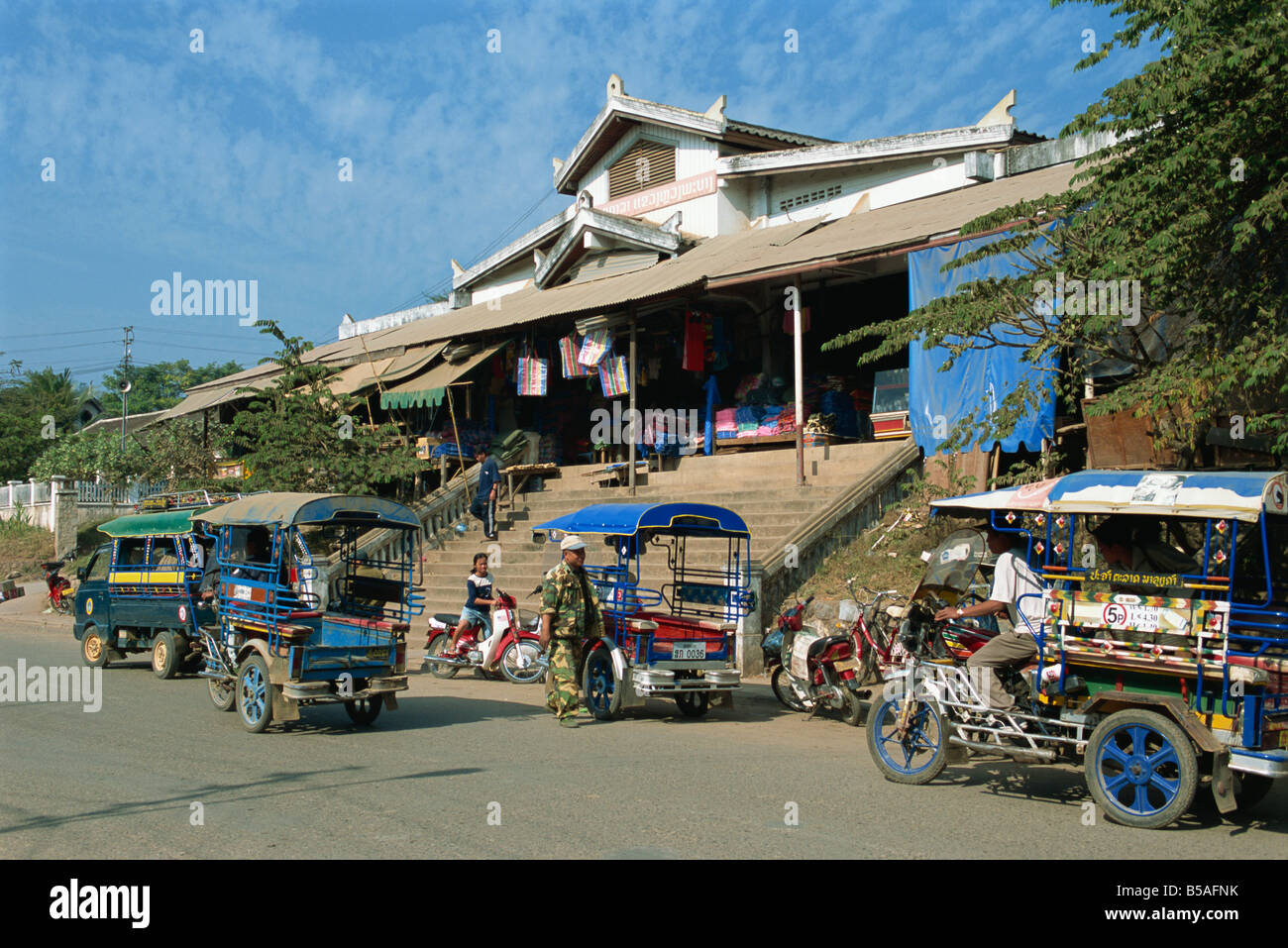 Marché Central Luang Prabang Laos Indochine Asie Asie du sud-est Banque D'Images
