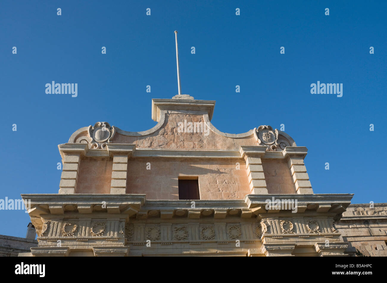 Entrée principale de Mdina, Malte, Europe Banque D'Images