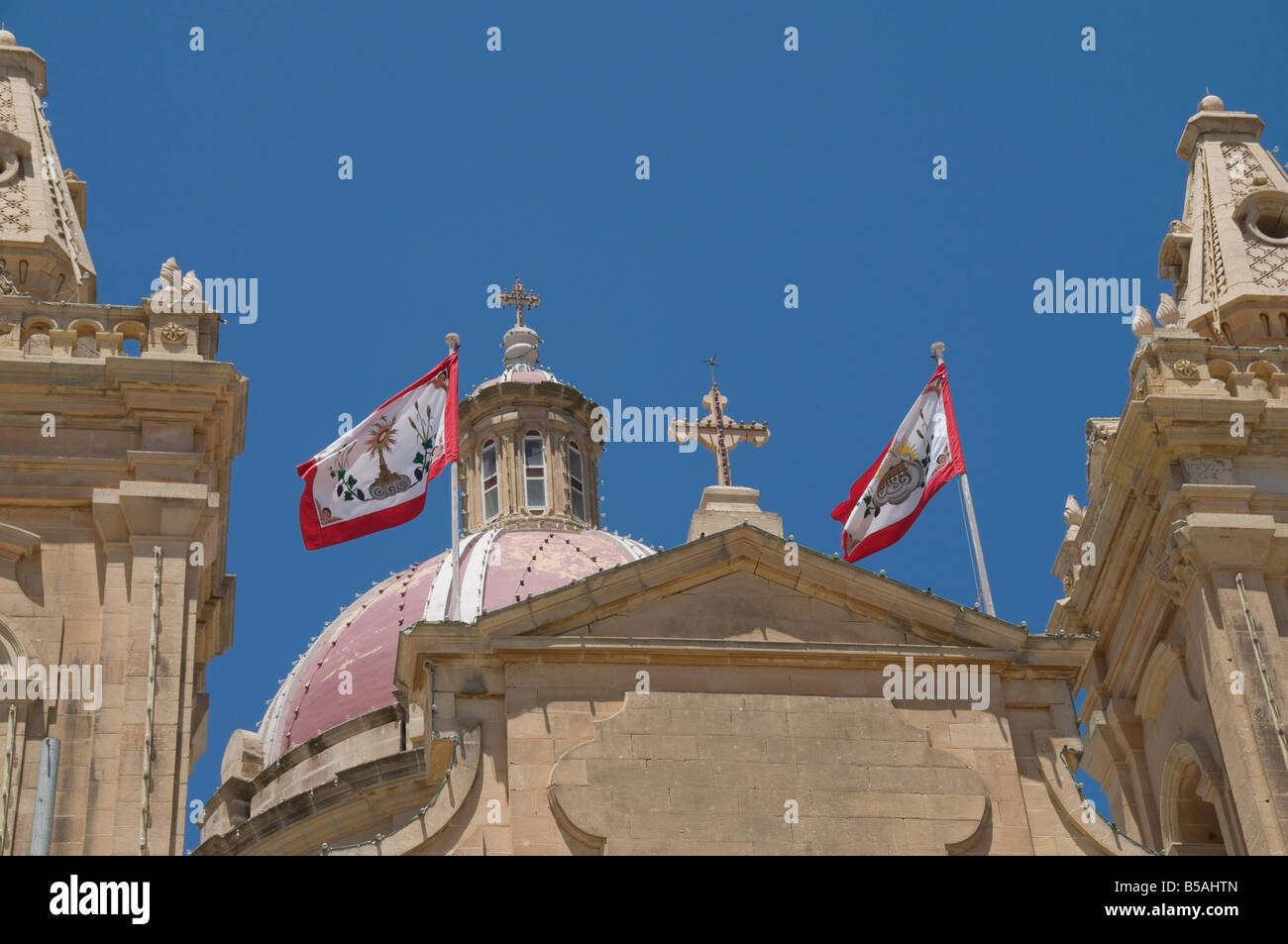 Église à Ghasri, Gozo, Malte, Europe Banque D'Images