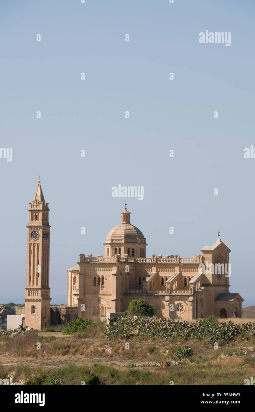 Ta Pinu, sanctuaire national, de Malte, Gozo, Malte, Europe Banque D'Images