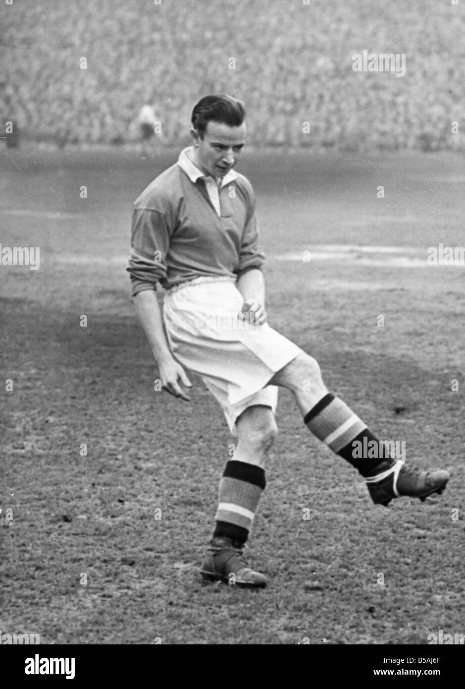 Manchester United. Johnny Berry.&# 13 ;&# 10;Avril 1952&# 13 ;&# 10;12/04/1952 Banque D'Images Manchester United. Johnny Berry.&# 13 ;&# 10;Avril 1952&# 13 ;&# 10;12/04/1952 Banque D'Images