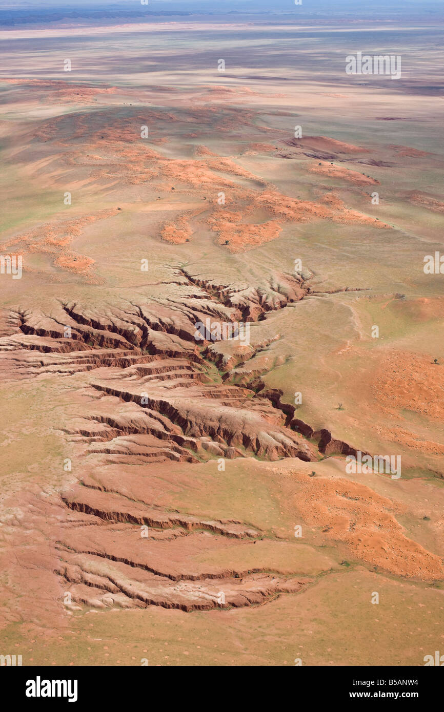 Photo aérienne du Parc National Namib Naukluft, Namibie, Afrique Banque D'Images