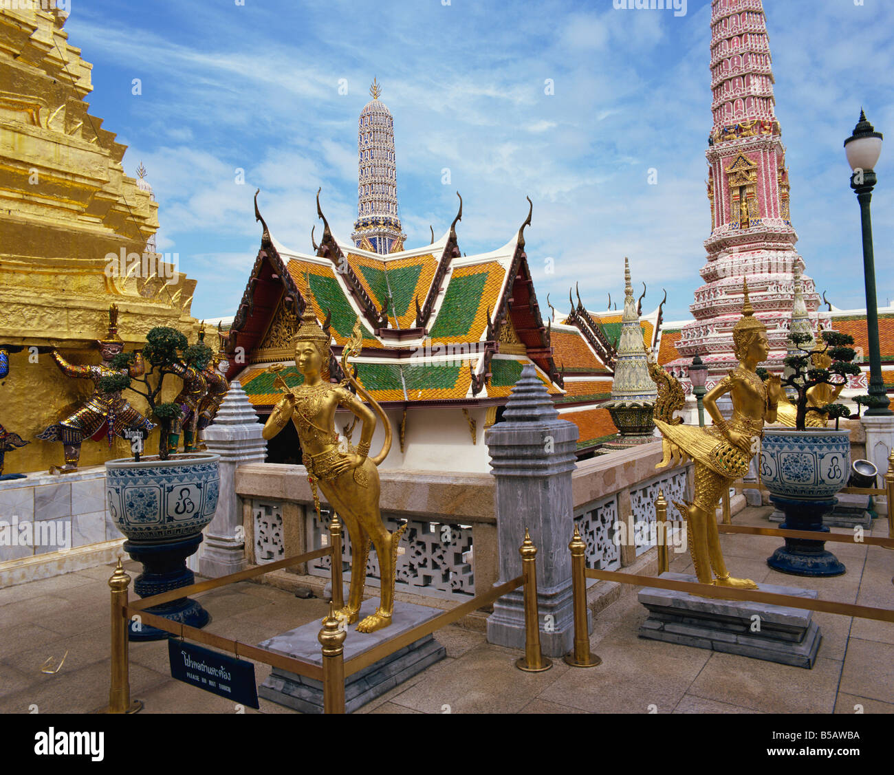 Grand Palace Bangkok Thailande Asie Asie du sud-est Banque D'Images