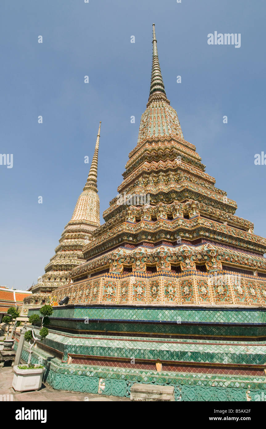Wat Pho, Bangkok, Thaïlande, Asie du Sud-Est Banque D'Images