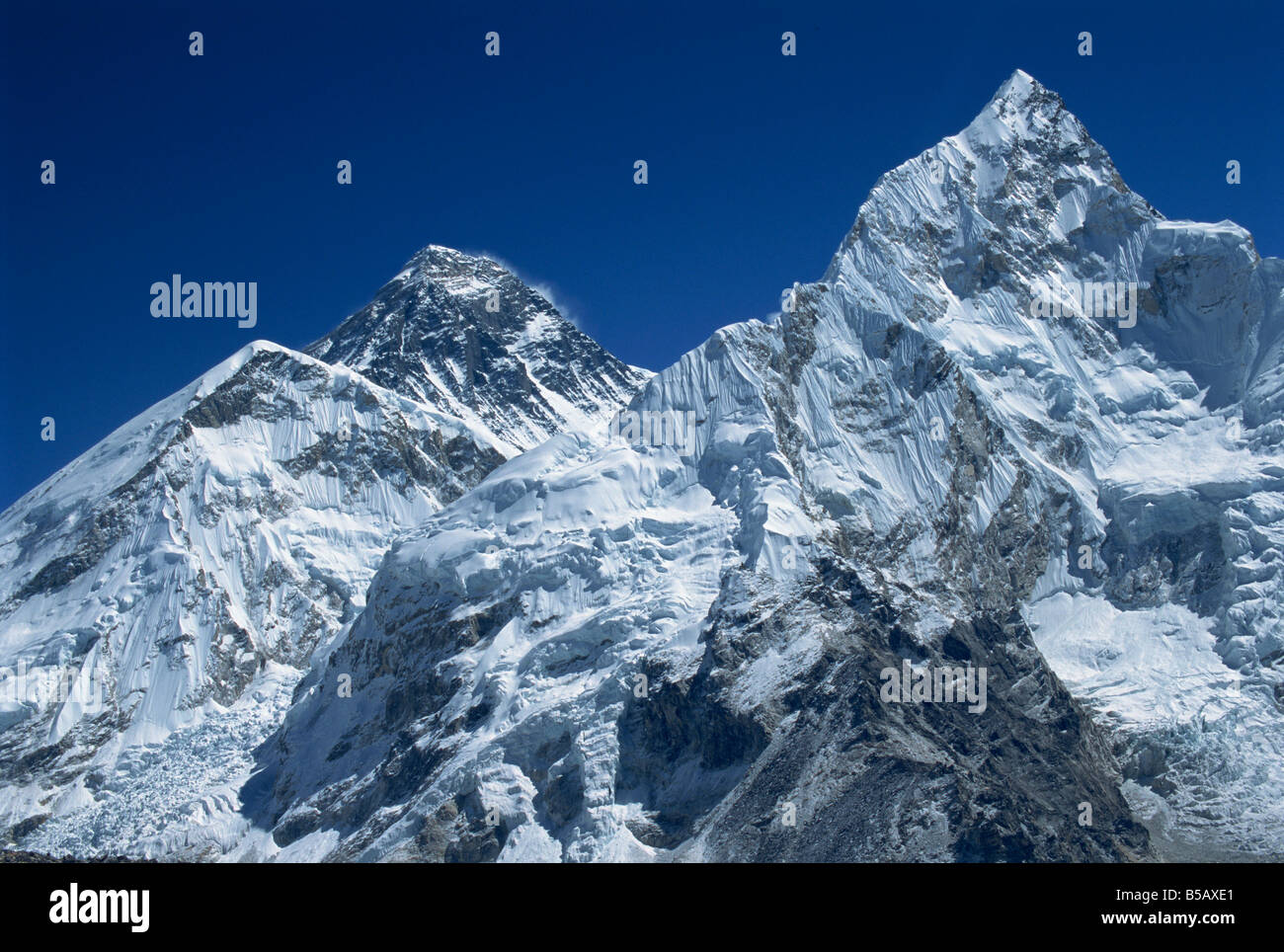 Le mont Everest vu de Kala Pattar Népal Asie Un Wright Banque D'Images