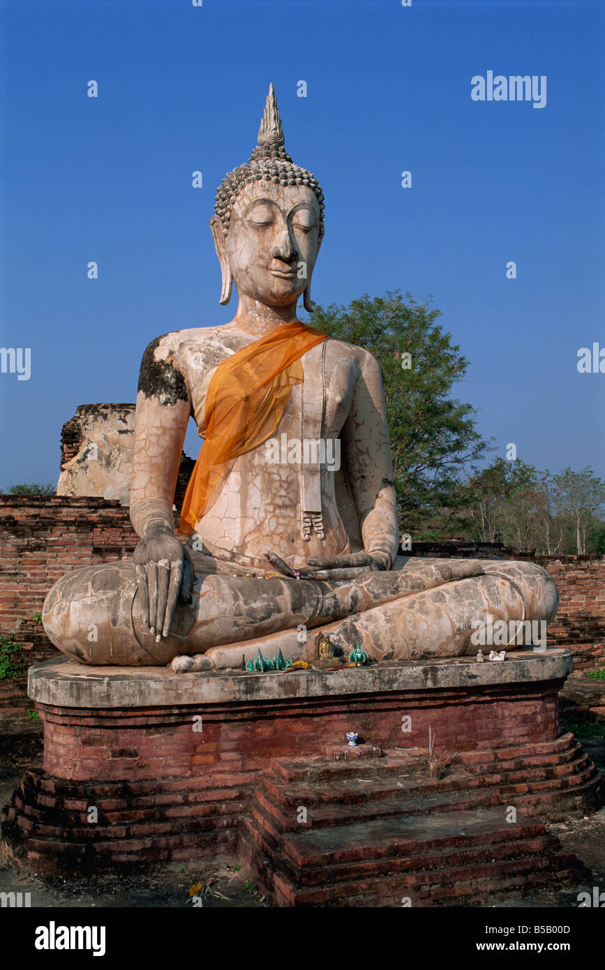 Wat Mae Chon province de Sukhothai Sukhothai Thaïlande Banque D'Images