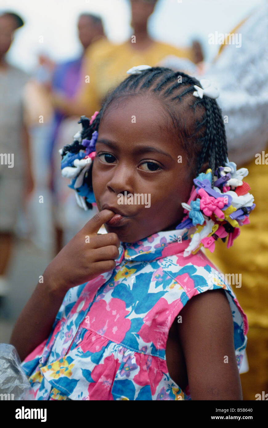 West indies little girl Banque de photographies et d'images à haute  résolution - Alamy