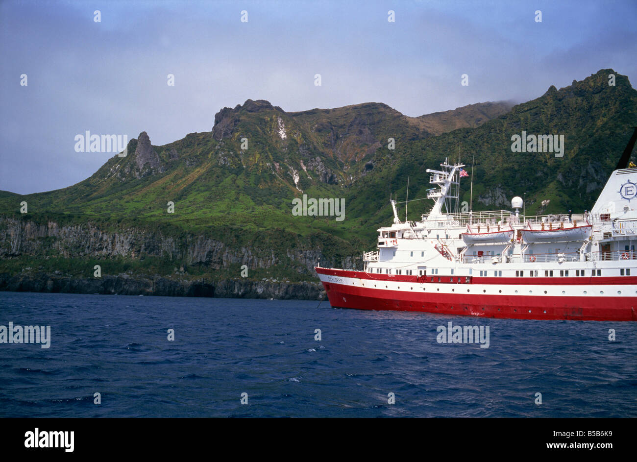 L'île Gough Tristan da Cunha Milieu de l'Atlantique Banque D'Images