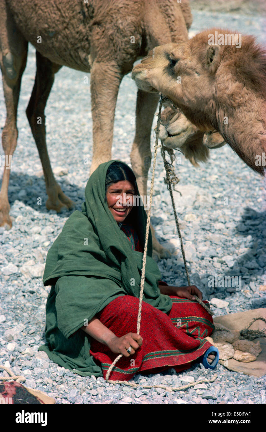 Nomade baloutche Bolan Pass Baloutchistan Pakistan Asie Banque D'Images