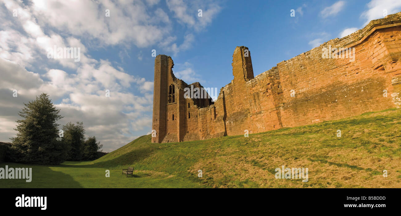Le château de Kenilworth Warwickshire Angleterre Royaume Uni Europe Banque D'Images
