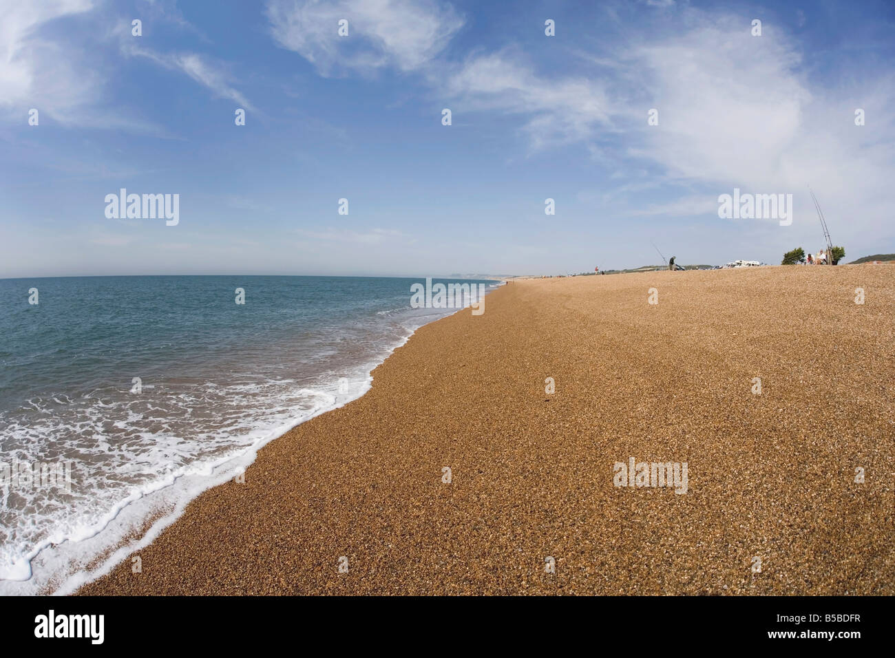 Plage de Chesil Dorset England Royaume-Uni Europe Banque D'Images