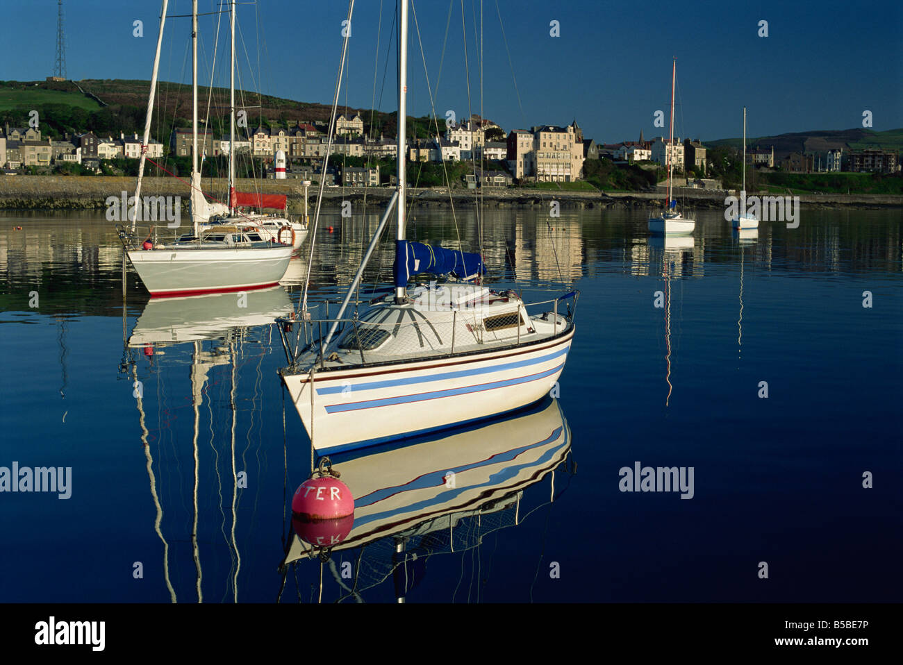 Port Sainte Marie, Île de Man, , Europe Banque D'Images