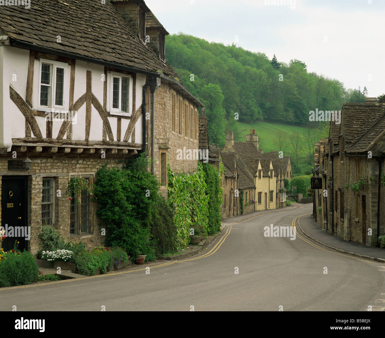 Castle Combe, Wiltshire, Angleterre, Europe Banque D'Images