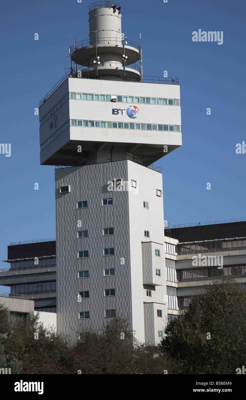 Parc Adastral BT Martlesham siège recherche et développement près d'Ipswich Suffolk Angleterre Banque D'Images