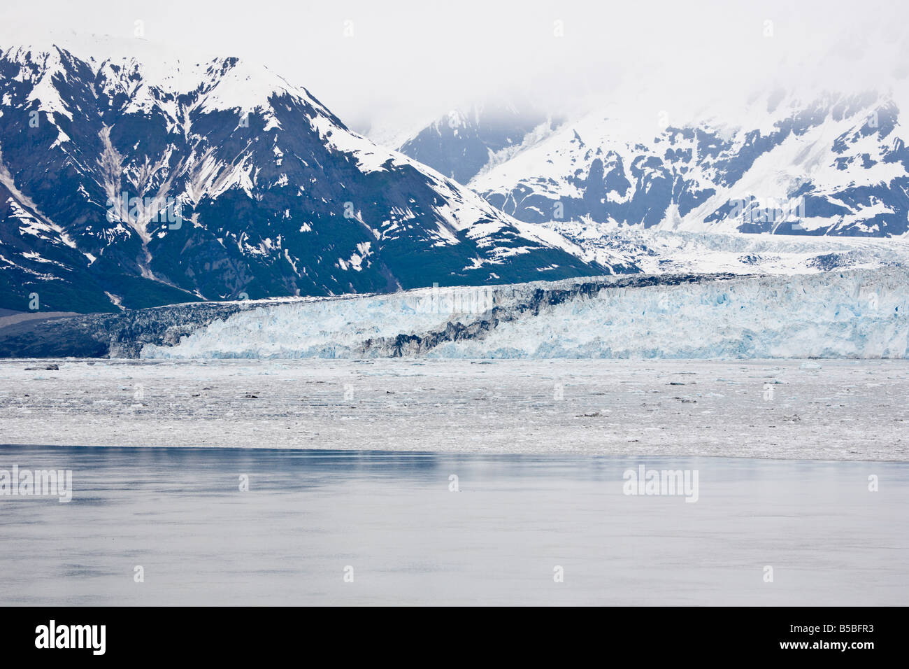 Hubbard et Valerie Glaciers confluent en désenchantement Bay et Bay Yakutat en Alaska et Yukon Canada Banque D'Images